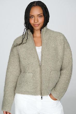 Pilcro Marlow Fleece Zip-Front Sweater