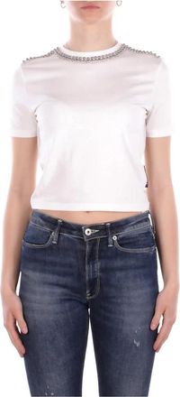 John Richmond Uwp 26016Tst 9 - Dames - T-shirts - Wit - L - Katoen - Tops
