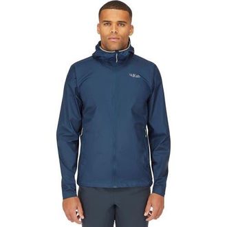 RAB Vital Windshell Hooded Jacket - Mens in Tempest Blue at Nordstrom, Size X-Large