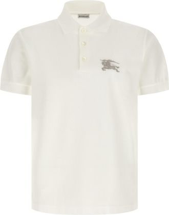 Burberry Chalk White Logo Polo