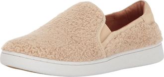 UGG Beige Slip-On Sneakers met lage profiel - Dames - Loafers - Beige - 38 EU - Su&egrave;de - Schoenen