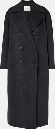 Vince Double-breasted wool-blend coat