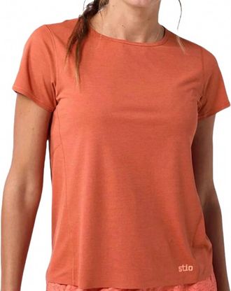 Stio Lucent Short Sleeve Tee In Hot Sauce