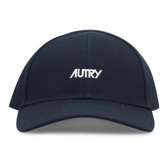Autry Logo Baseball Cap - unisex - Petten - Blauw - ONE Size - Katoen - Accessoires