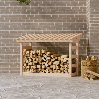 vidaXL Le&ntilde;ero De Madera Maciza De Pino 108x64,5x78 Cm Vidaxl