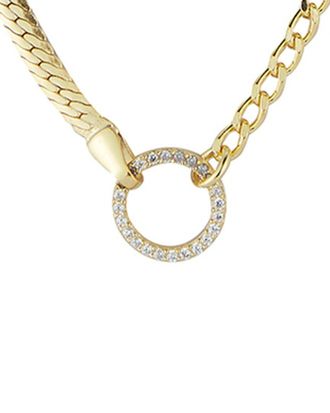 Glaze Jewelry 14K Over Silver Choker Necklace