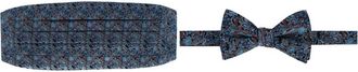 Trafalgar Store Enzo Exploded Floral Silk Cummerbund & Bow Tie Bundle in Multiple at Nordstrom
