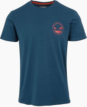 Regatta Mens Regatta Mens Breezed V Mountain Back Print T-Shirt - Navy - Size: 40