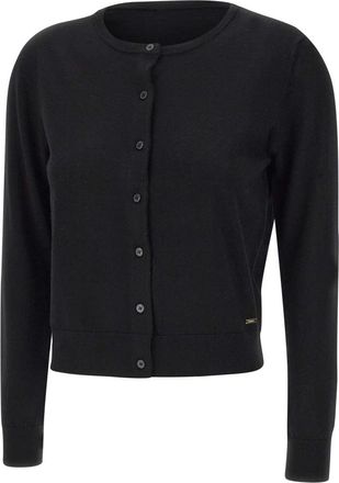 Kaos Cardigans, female, Black, Size: M Wool Cardigan