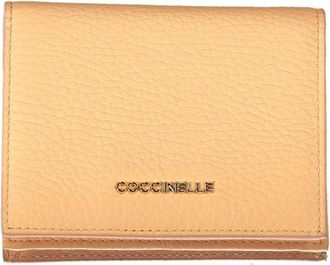Coccinelle Oranje Leren Portemonnee met Diverse Functies - Dames - Portefeuilles - Oranje - ONE Size - Accessoires