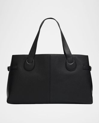 Staud Piper Grain Leather Tote Bag