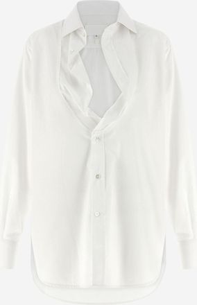 Maison Margiela Camicia Maison Margiela in cotone con colletto infilato