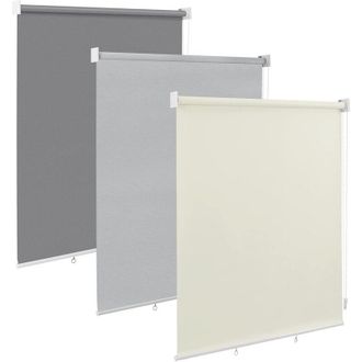 Woltu Tenda avvolgibile verticale per esterni Tenda da Sole a Caduta Verticale Tenda a Rullo per Esterno Tenda Parasole Antivento Privacy per Balcone