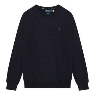 Polo Ralph Lauren Sweatshirts, male, Blue, Size: XL Crewneck Sweatshirt