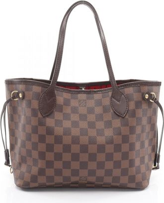 Louis Vuitton Brown Damier Canvas Ebene Coated Canvas Leather Tote Bag (Pre-Owned)