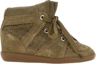 Isabel Marant Schoenen, Dames, Groen, 40 EU, Leer, Bobby Sneakers