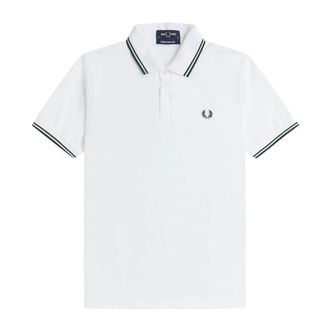 Fred Perry Hombre, Camisetas, Blanco, Talla: S