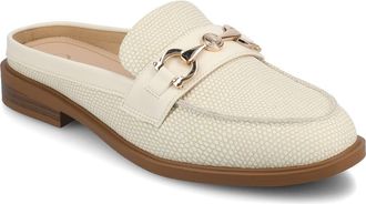 Journee Collection Rayla Bit Mule in Bone Lizard at Nordstrom Rack, Size 9.5