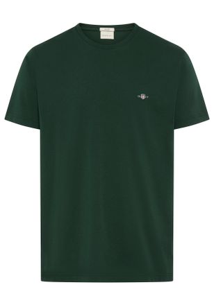 GANT T-Shirt »SLIM SHIELD SS T-SHIRT« mit Logostickerei auf der Brust