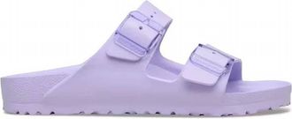 Birkenstock Womens Arizona Stealth Buckle Sandal In Purple Fog