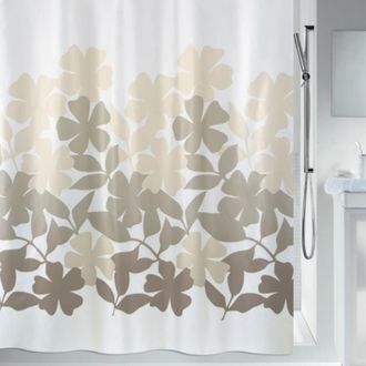 Spirella Spirella - Cortina De Ducha Poli&eacute;ster Fleury 180x180cm Topo Y Beige