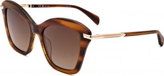 Rag & Bone Womens RNB1081-S-EX4-53 RNB1081 S 53 EX4 Sunglasses - Brown - One Size