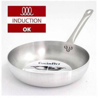 Abert Padella per induzione in alluminio con un manico Cm 40