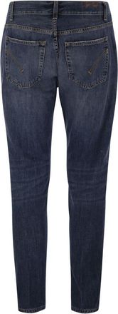 Dondup Mens Dian - Carrot-fit Jeans - Dark Blue Cotton - Size 33 (Waist)