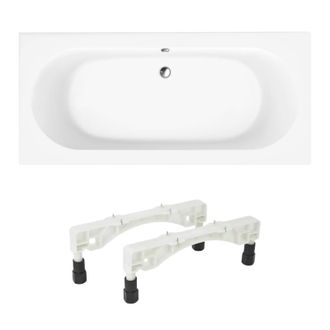 Villeroy & Boch Villeroy&boch - Ba&ntilde;era Recta 190 X 90 Villeroy Et Boch O Novo Solo Acr&iacute;lico Con Pies