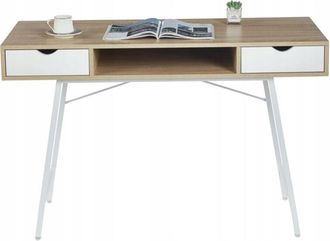 OEM Escritorio B18-fx, Roble Sonoma/blanco