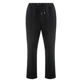 Moncler Broeken, Heren, Zwart, L, Technische Stoffen Broek