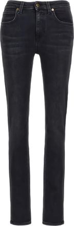 Roberto Cavalli Jeans skinny con effetto schiarito - Nero