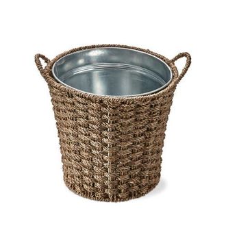 Tag Seagrass Basketweave Ice Bucket Decorative Natural Basket in Beige at Nordstrom