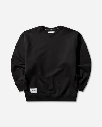 Wtaps Men s SIGN-YD Crewneck Sweatshirt Black
