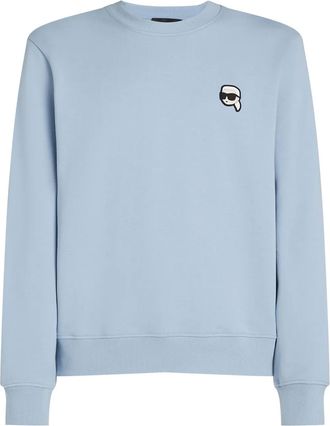 Karl Lagerfeld Felpa Ikon mini - Blu