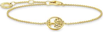 Thomas Sabo Gouden Tree of Love Armband - Dames - Armbanden - Geel - ONE Size - Accessoires