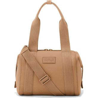 DAGNE DOVER Landon Small Neoprene Carryall Duffle Bag in Camel at Nordstrom
