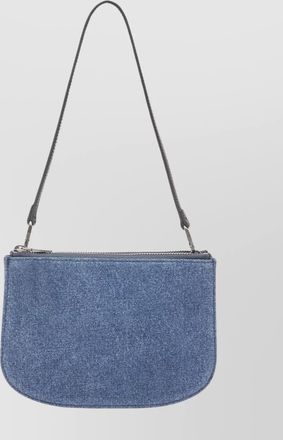 Diesel 1dr twin denim shoulder bag