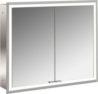 Emco Prime Armario Con Espejo Iluminado, 800 Mm, 2 Puertas, - Emco