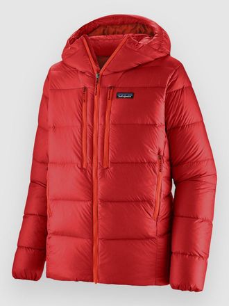 Patagonia Fitz Roy Down Hoody Jacke rot
