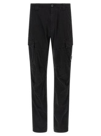C.P. Company Black Relaxed Cargo Pants