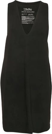 Max Mara Timeless Travel mini-jurk - Zwart