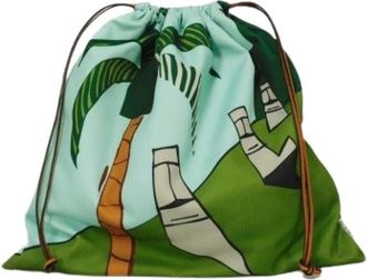 Loewe Pre-owned Bucket Bags, female, Multicolor, Size: ONE SIZE Pre-owned Canvas Bucket Bag