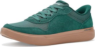 Skechers Slip-ins: Go Walk Commuter Phoenix Womens Walking Shoes Dark Green : 10.5 B - Medium, Suede/Textile