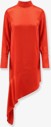 Semicouture Vestito asimmetrico in satin - SEMICOUTURE - gender_Woman