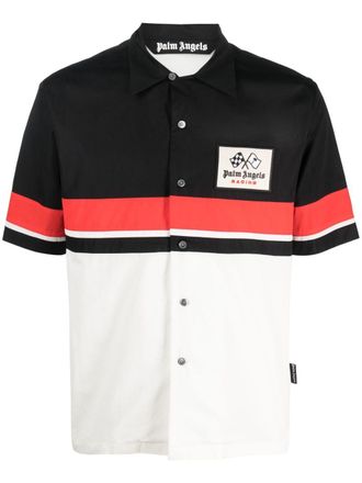 Palm Angels Camicia Racing - Nero