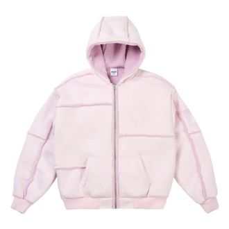 Palace Patch Me Up Shearling Jacket Sweet Pink P30JK046