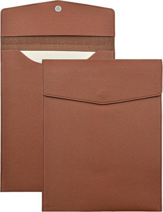 OEM Carpeta Para Documentos Con Aspecto De Piel - Carpeta Portafolio - Archivo Empresarial - Piel Sint&eacute;tica Impermeable - Tama&ntilde;o A4 - Marr&oacute;n