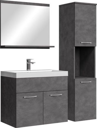 Badplaats Conjunto de muebles de baño Montreal 60 x 35 cm - Gris - Mueble