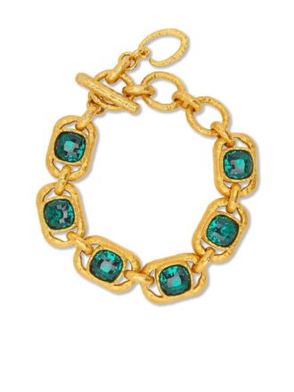 Oscar De La Renta square-shaped chain bracelet - Gold
